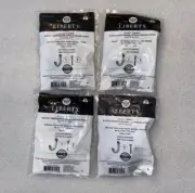 Liberty Rustic Farmhouse 3.07 Inch Flat Black Hook B43199-FB-CP Quantity 4 New