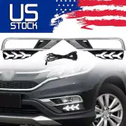 2x Fits Honda CRV CR-V 2015-2016 Front Bumper LED Daytime Running DRL Fog Lights (for: Honda)