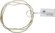 [Hare Krishna Food For Soul] Iskcon Tulsi Kanthi 3 Round Tulsi Mala - Holy Basil Mala for Men & Women, 1, Tulsi Wood, No Gemstone