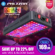2025 Phlizon 1200W LED Grow Light IR Full Spectrum Hydroponics Indoor Plants Veg