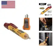Non-Contact Voltage Tester with Outlet Tester, 12-48V AC or 48 - 1000V AC Dua...