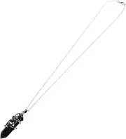 [HAWILLOSCH] Hexagon Pillar Pendant Ribbon Bracelet Beads Rings Rhinestones Hexagonal Point Stone Necklaces Gold Holder Applique Pearl Jewelry Silver Gemstones Chain Necklace Charm Alloy Purple