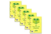 5pc Spirax 814 Recycled Lecture Book A4 School Writing Notebook 140-Pages Yellow