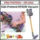 DYSON Kids Pretend Vacuum Cleaner with Attachments Sounds Cordless Replica Toy