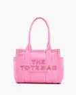 MARC JACOBS The Puffy Nylon Tote Bag Medium Confetti Pink Embroidery Logo