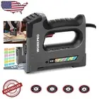Lightweight Corded Staple Gun - 110V Electric Tacker for Effortless Crafting