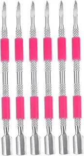 MERRYHAPY Nail Tech Supplies 6pcs Manicure Tools Set Cuticle Pusher Trimmer Cleaner Ideal for Professional Salons