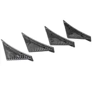 Carbon Fiber Shark Fin Spoiler Car Rear Bumper Diffuser Lip Wing Splitters ABS (for: Volvo)