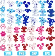 BLUES CLUES SVG, DESIGNS BUNDLE, CUT FILES, SVG for Cricut