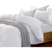 White Bed Quilt Cover Set 3 Piece