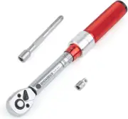 Torque Wrench 1/4 Inch, 5-25 NM Torque Wrench Bicycle & Motor Wheel Car Set, ±3%