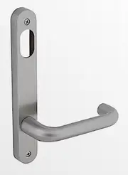 Dormakaba Lever on Round End Plate Cylinder Hole Satin Stainless Steel 6501/30G
