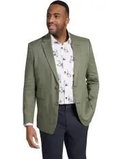 [Johnny Bigg] Jacob Linen Blend Blazer in Fern