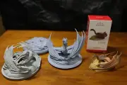 Smaug statue x3 - The Hobbit, Hallmark