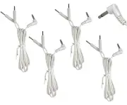 Male Tens Electrode Leads 3.5mm for Tens Machines (2 pairs)