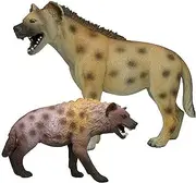 Hyena Figurines, Wild Animal Toys, Wolves Action Figures, Great Gift , Collection, Cake Topper, Role-play, Storytelling Props, Party Supplies and Room Decoration for Kids 3 -12 Years Old