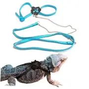 Adjustable Reptile Lizard Harness Leash,Turtle Lizard Pet Traction Belt