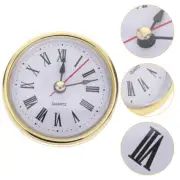 Plastic Clock Head Faces for Crafts Insert with Movement DIY