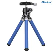 [Leofoto USA] Leofoto MT-02C (Blue) +LH-22 Mini Tabletop Tripod with Ball Head