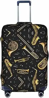 [FSCEV] Musical Instruments Trolley Suitcase Protective Cover Business Travel Luggage Protector Fashion 18-32 Inches, White, M