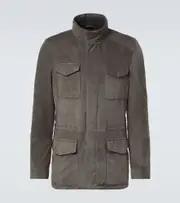 [Thom Sweeney] Thom Sweeney Suede field jacket AU 90 brown