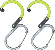 Aluminum Gear Hook & Clip - 50lb Capacity, Perfect for Strollers and Lanterns