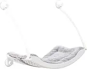 Cute Cat Hanging Bed - Comfortable Window Seat Hammock for Cats - 15kg Capacity Cat Shelf Seat(White)