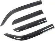 Window Visor Fit for Mazda 2 Demio 2002-2014 Side Window Wind Deflectors Visors Black Rain Guard Door Visor Vent Shades Dark Ventvisor (Color : for 2 Demio 07-14)