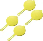 X AUTOHAUX 28913-8B700 Yellow Windshield Wiper Washer Fluid Reservoir Tank Bottle Cap Cover for Nissan Frontier
