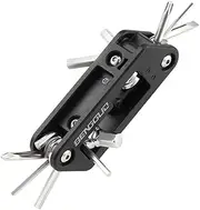 Generic 10-in-1 Mountain Tools Sets Multifunction Portable Bike Maintenance Tool Bike Tire Hex Spoke Wrench for Cycling Hex Spoke Maintenance