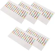 UPKOCH 5pcs Guitar Fretboard Note Stickers Durable Beginner Friendly Decals for Ukulele Violin Guitar Learning Finger Guide for Safe Practice All Fretboards