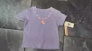 NWT PAUL FRANK SMALL PAUL INFANT GIRLS T SHIRT LILAC 18M