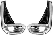Car Front Bumper LED Daytime Running Light DRL Fog Lamp Compatible for Toyota Hilux Revo 2020 2021 Fog Lamp Turn Signal Accessories 12V(DRL B Only)
