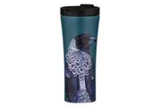 Ashdene Stainless Steel 500ml Modern Birds Magpie Travel Mug Drinking Cup w Lid