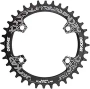 Round Bike Cchainring, 96BCD Chainring Round 32T 34T 36 38 40 42 96BCD Cycling Bike Bicycle Chainwheel Tooth Plate Chainrings for Bikes