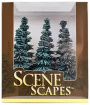 Bachmann SceneScapes Blue Spruce Trees 5-6" Tall pkg(6)