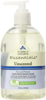 Clearly Natural Liquid Glycerine Soap, Unscented, 12 Ounce