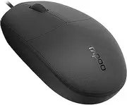 Rapoo N100 1600DPI Wired USB Optical Mouse, Black