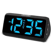 Digital Alarm Clocks for Bedrooms, Loud Alarm Clock with Dual Alarms, Bold
