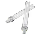 2 Pcs UV Light Bulbs 9 Watt UV-C G23 2 Pin Base Bulb Replacement Lamp Purifiers