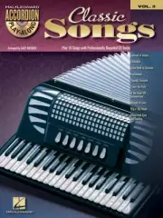 Classic Songs Sheet Music Accordion Play-Along Book and CD NEW 000701707