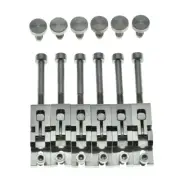 6pcs Stainless Steel Double Locking Tremolo Bridge Saddles for Floyd Rose Bridge