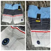 Quicksilver Board Short Men’s Swell V Beach 31 Surf Swim Trunks Stretch BHC6