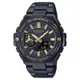 【CASIO】卡西歐 G-SHOCK 200米防水 太陽能 藍芽連接 雙顯運動錶 GST-B500BD-1A9 黑/金