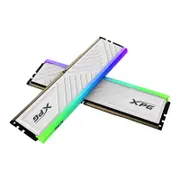 ADATA XPG D35G RGB 32GB (2X16)DDR4-3200 Memory - White [AX4U320016G16A-DTWHD35G]
