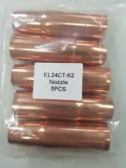 Tweco Nozzle - Fixed - Recess Tip - 16 mm - 450 A - EL24CT62 - 5pk