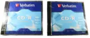 2 x Verbatim CD-R 700 52x 80 CD's Blank factory sealed