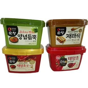 韓國 清淨園 大象 黃豆醬 味噌醬/蔬菜醬 黃醬 包飯醬/韓式辣椒醬500g  非素食產品