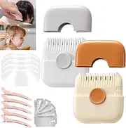 Trimpocket Hair Trimmer/Comb Kids, Trimpocket Hair for Kids, Trimpocket Haircutter, 2 in 1 Hair Trimmer, Split Ends Hair Trimmer, Manual Bangs Trimmer Comb for Girls Women (2Pcs-B)