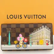 Louis Vuitton Portefeuille Sarah Nm Vivienne Holiday Collection Damier Ebene N63